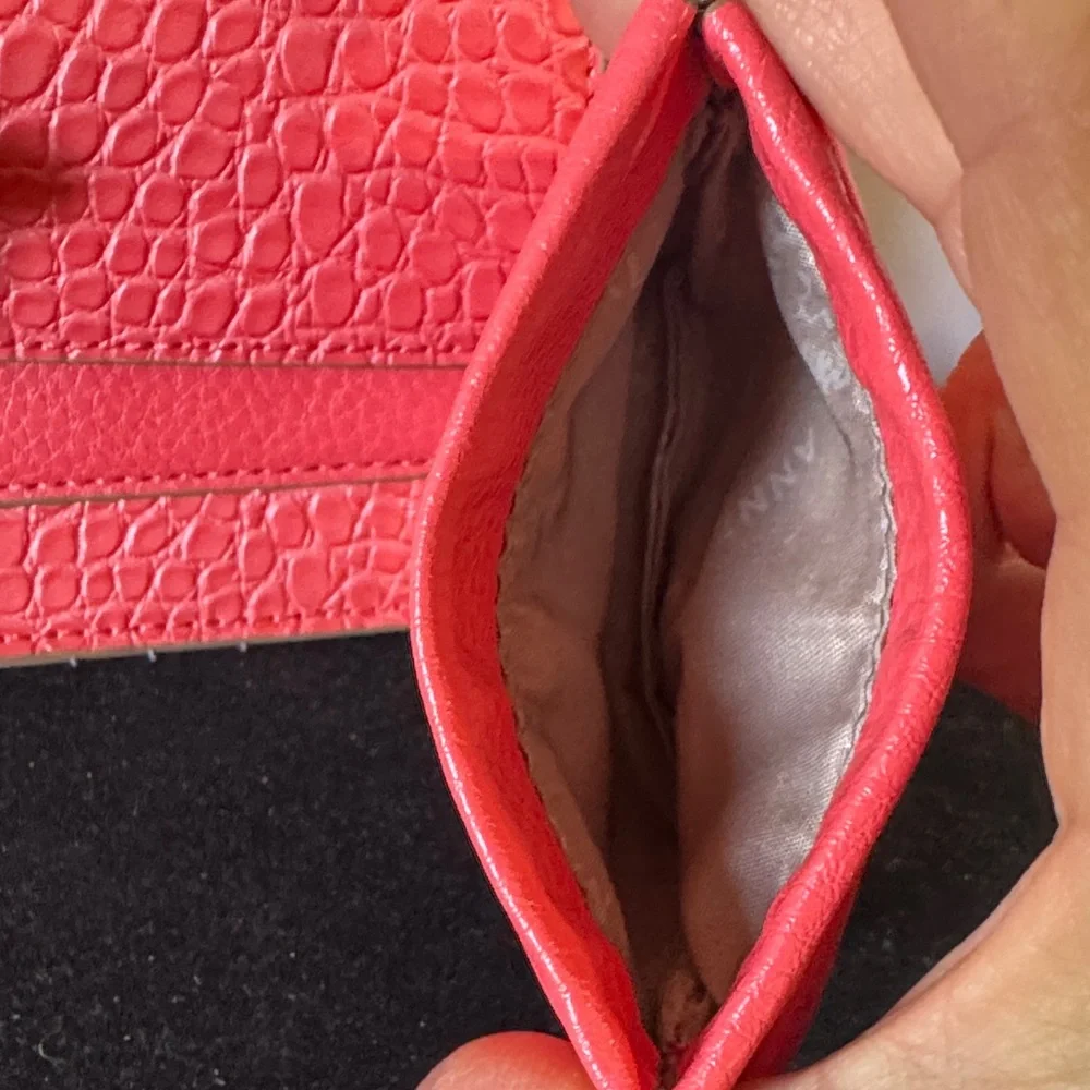 Elegant Coral Anne Klein Small Top Handle Satchel